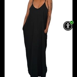 Foxblood raven Maxi dress